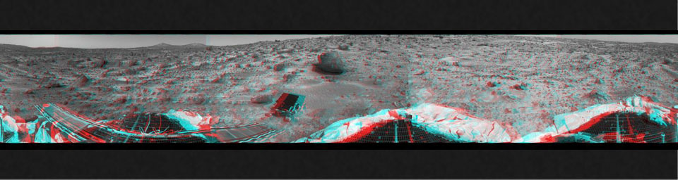 PIA00782: 360-degree Panorama in 3-D