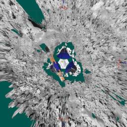 PIA00973: Overhead view of Pathfinder Landing Site