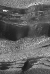 PIA01925: North Polar Layers, Mars