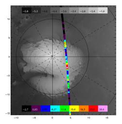 PIA02307: TES overlayed on MOLA DEM