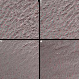 PIA02815: South Polar Terrain in 3-D