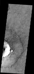 PIA04121: Crater Ejecta