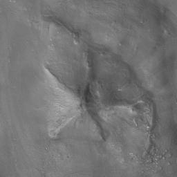 PIA04745: The Cydonia "D&M Pyramid" Landform