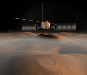 PIA04802: Mars Express, Artist's Concept