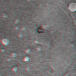 PIA05287: Moessbauer Footprint in the Soil