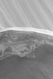 PIA05530: North Polar Scarp