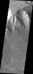 PIA05953: Old Landslide In Ius Chasma