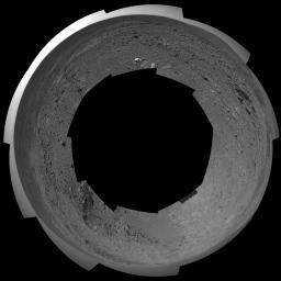 PIA06922: Spirit's View of 'Columbia Hills' (polar)