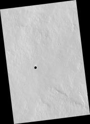 PIA09704: Candidate Cavern Entrance Northeast of Arsia Mons