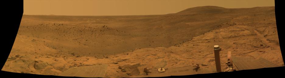 PIA10216: Spirit's West Valley Panorama