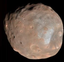 PIA10368: Phobos from 6,800 Kilometers (Color)