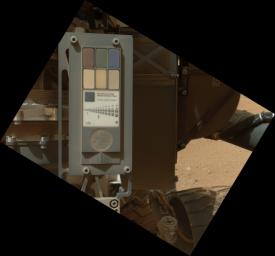 PIA16132: Calibration Target for Curiosity's Arm Camera