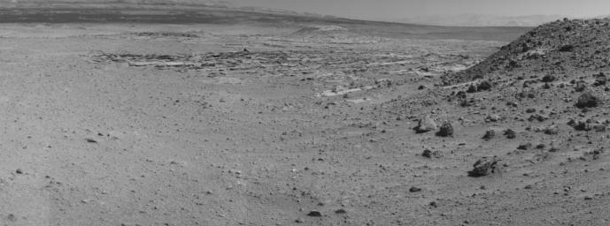 PIA18072: Curiosity's View From Before Final Approach to 'The Kimberley' Waypoint