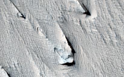 PIA18241: Yardangs Forming Near Gordii Dorsum