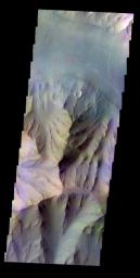 PIA18978: Coprates Chasma - False Color