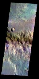 PIA19495: Crater - False Color