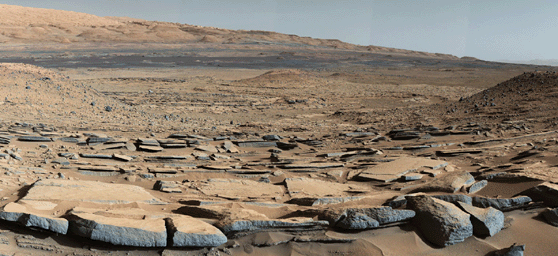 PIA19839: Strata at Base of Mount Sharp