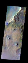 PIA20081: Tyndall Crater - False Color