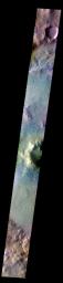 PIA21704: Lohse Crater - False Color