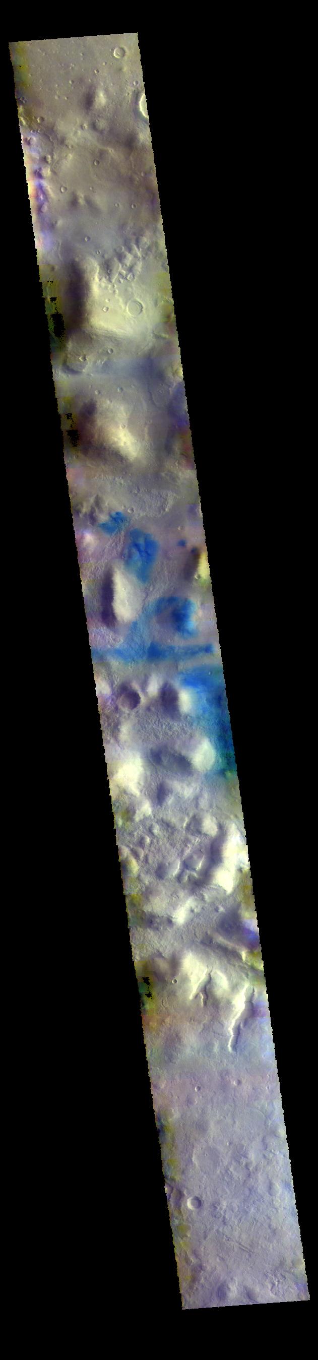 PIA22710: Terra Sabaea - False Color