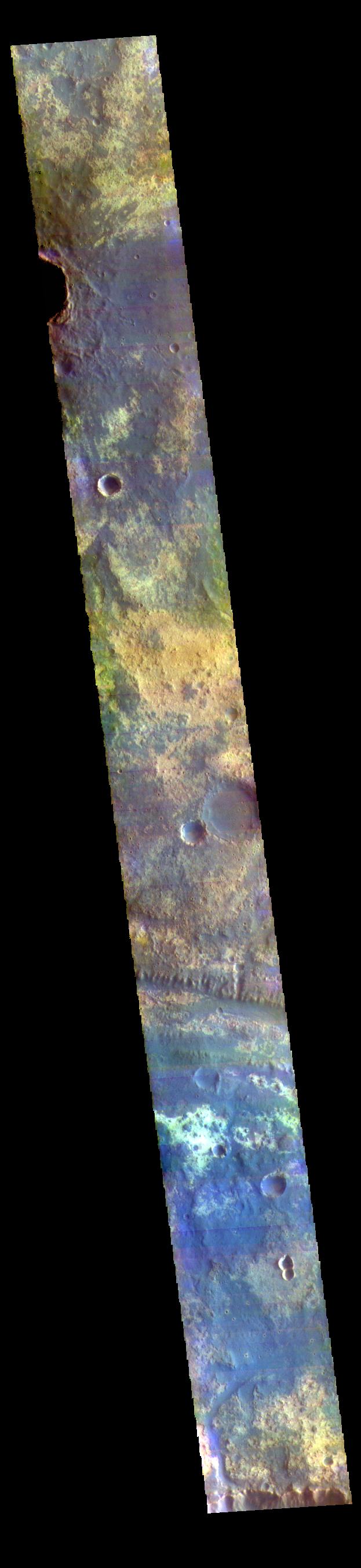 PIA22730: Mawrth Vallis - False Color