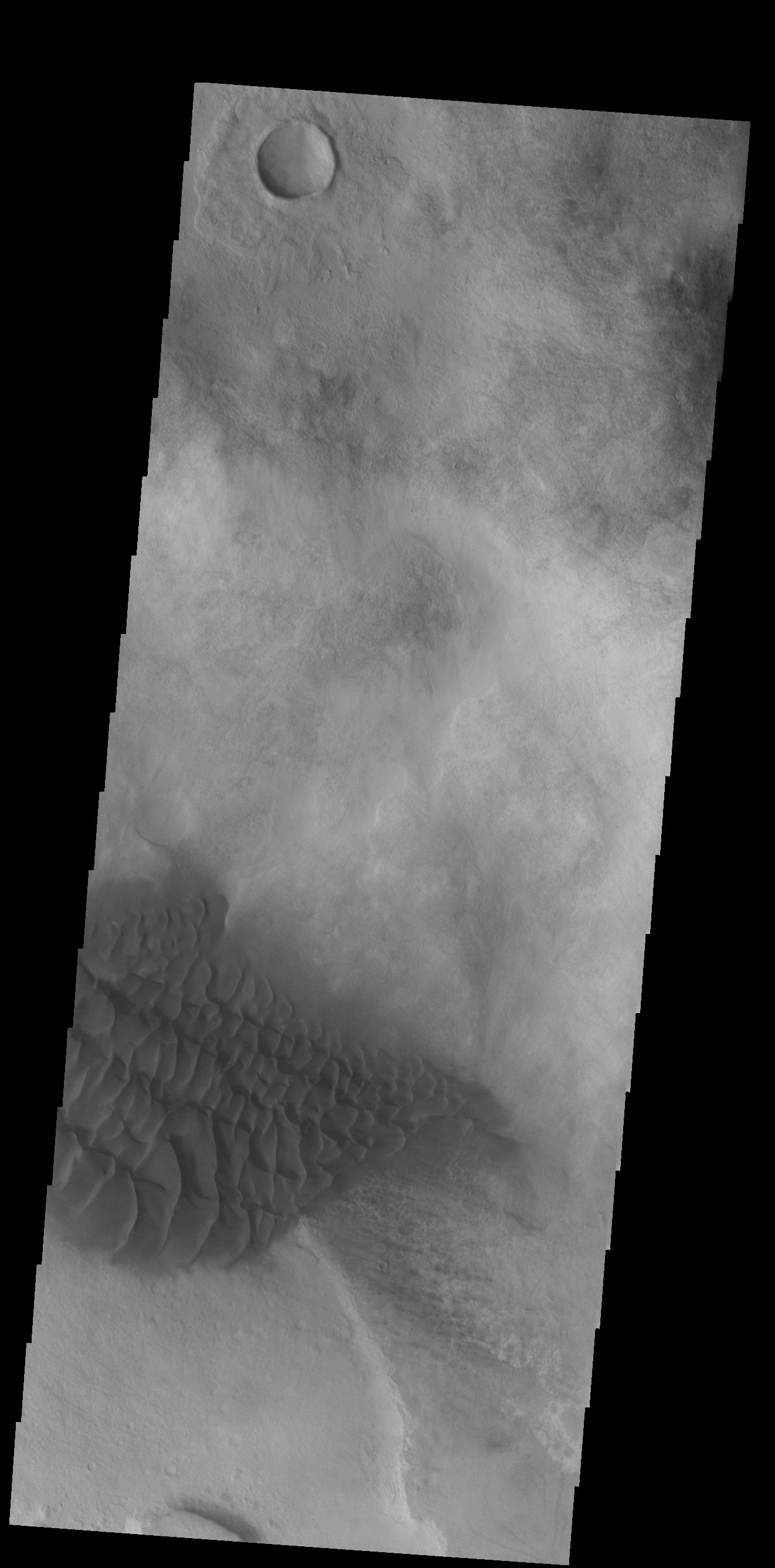 PIA22885: Halley Crater Dunes