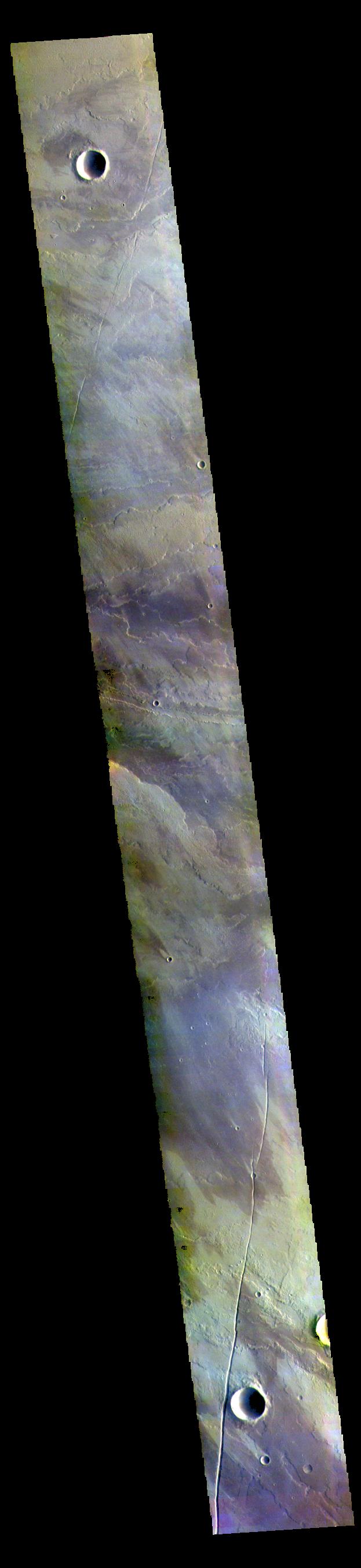 PIA23051: Volcanic Plains - False Color