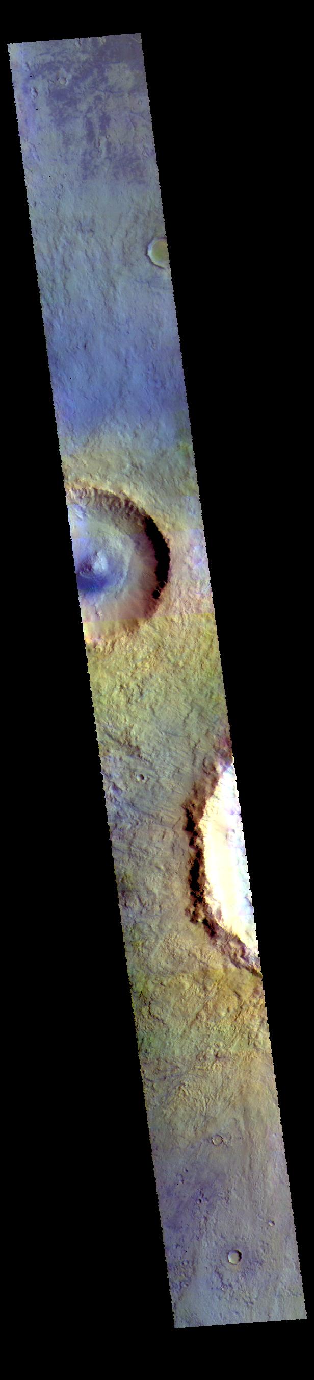 PIA23088: Acidalia Planitia - False Color