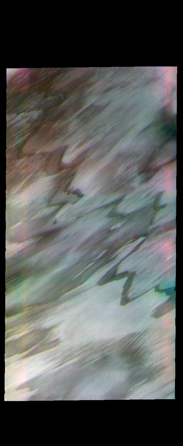 PIA23226: Polar Margin - False Color