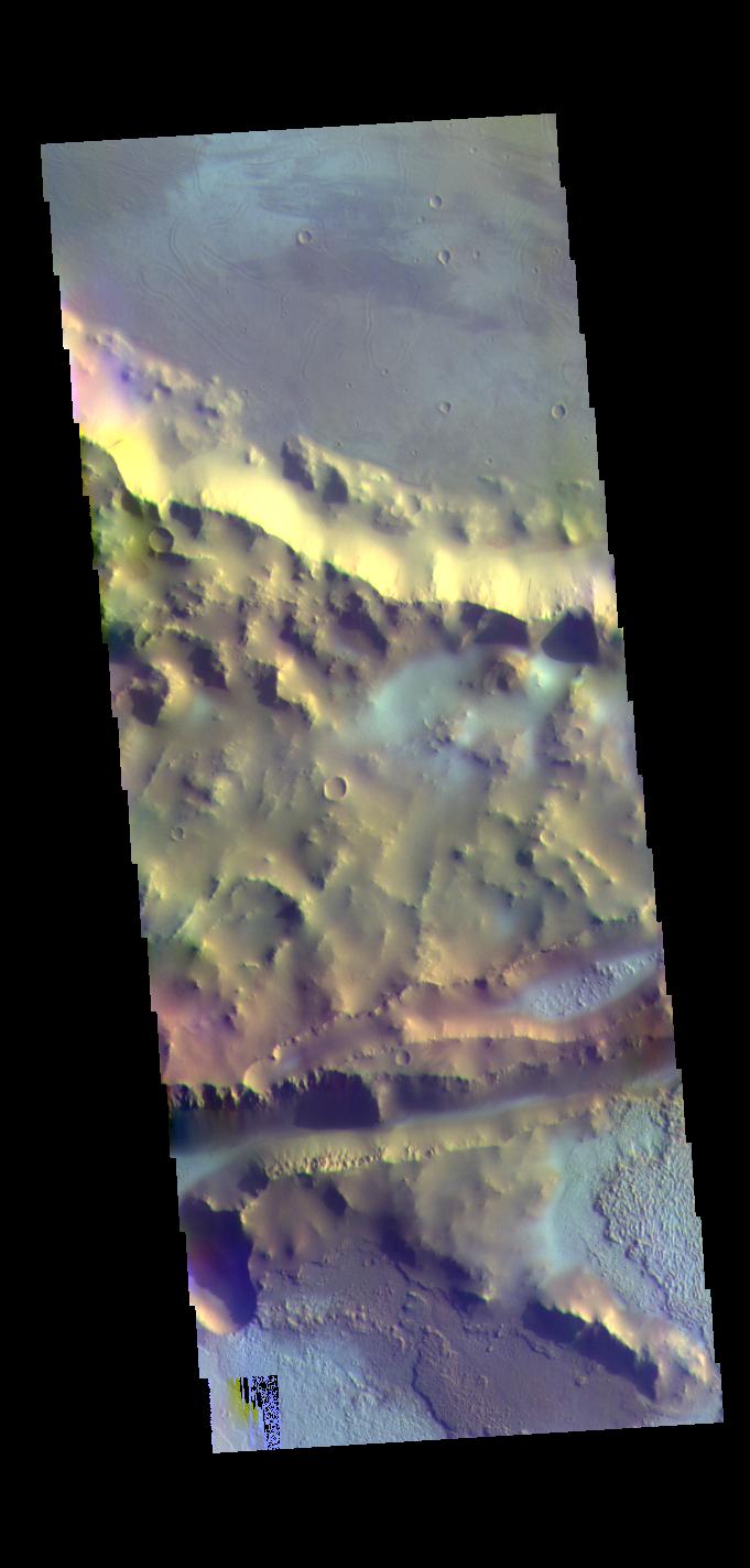 PIA23251: Mangala Fossa - False Color