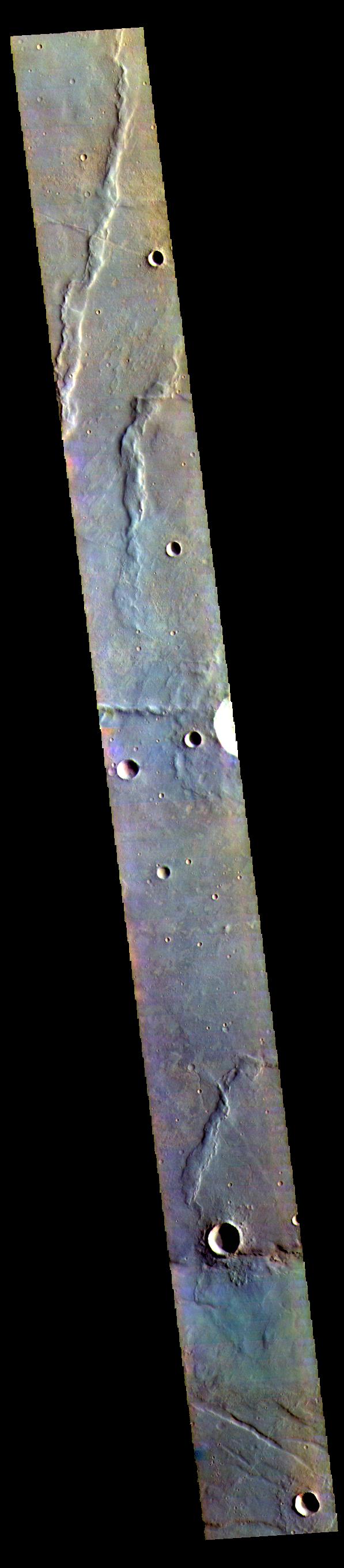 PIA24516: Thaumasia Planum - False Color