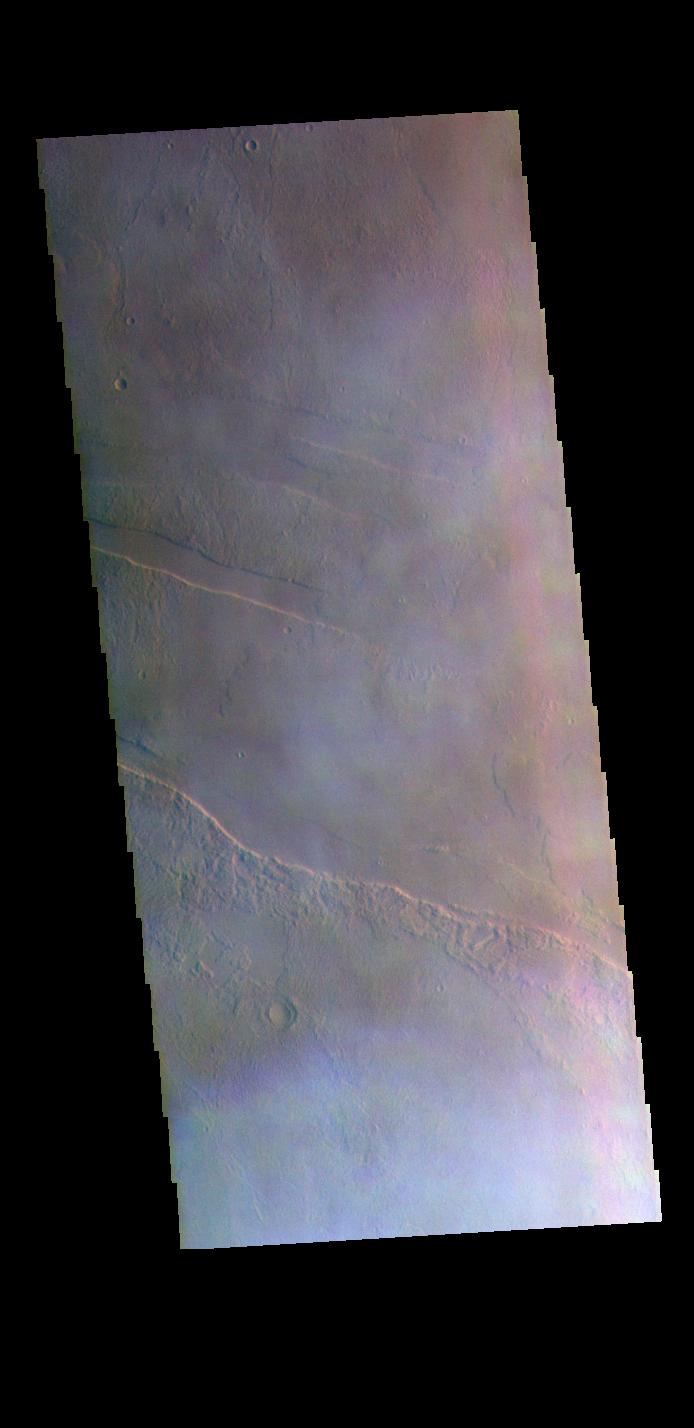 PIA24609: Morning Clouds - False Color