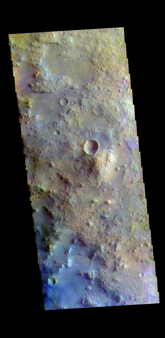 PIA24651: Terra Sabaea - False Color