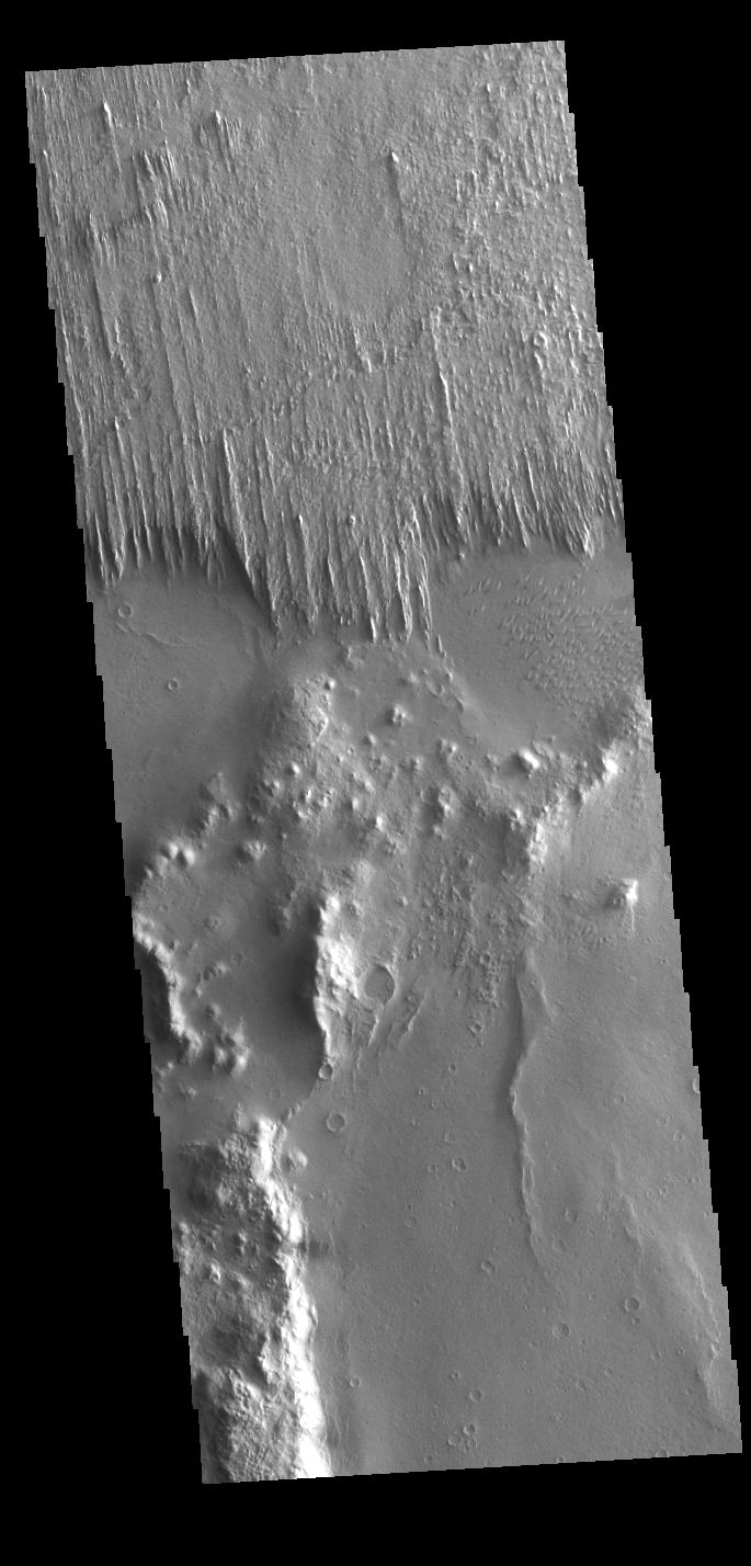 PIA24952: Apollinaris Sulci Yardangs