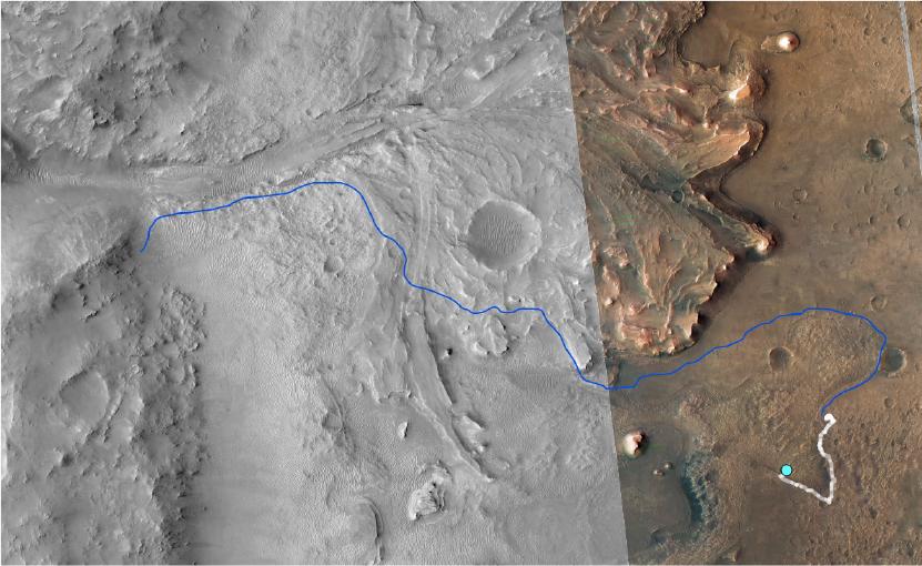 PIA25027: Perseverance's Traverse From Séítah to Jezero Delta