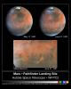 PIA01245: Hubble's Look at Mars Shows Canyon Dust Storm, Cloudy Conditions for Pathfinder Landing