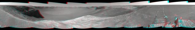 PIA01893: Opportunity's View, Sol 959, (Stereo)