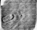 PIA03100: Mariner 9 views Ascraeus Lacus above the Martian Dust Storm