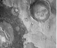 PIA03806: Mars Surface Layers in Infrared