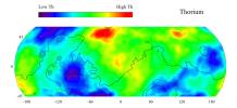 PIA04257: Map of Martian Thorium at Mid-Latitudes