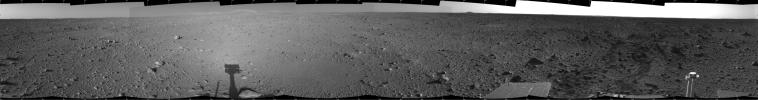 PIA05900: Spirit's View on Sol 124