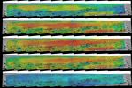 PIA05927: Temperature Map, "Bonneville Crater"