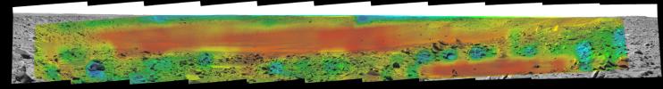 PIA05929: Temperature Map, "Bonneville Crater" (11:49 a.m.)