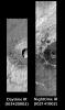 PIA06393: Meridiani Crater in Day and Night