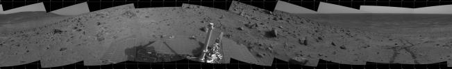 PIA07397: Spirit 360-Degree View, Sol 388