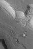 PIA07844: Fretted Terrain Mass Movement