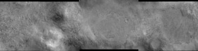 PIA08048: Landscape Northeast of Halley Crater