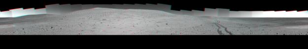 PIA08752: Stereo Version of Spirit's 'Thanksgiving' Panorama