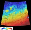 PIA09945: Topographical Context of Phoenix Landing Region