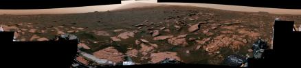 PIA11241: Panorama with Active Linear Dune in Gale Crater, Mars